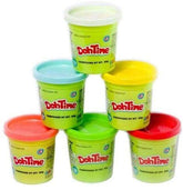 Dohtime Bright Colors 4+2 Pck 3Asst 3Oz-Slime & Dough-TOYPRO-62911099712900602076856320
